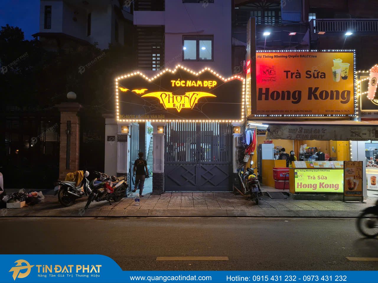 THI CÔNG BẢNG HIỆU TÓC NAM ĐẸP